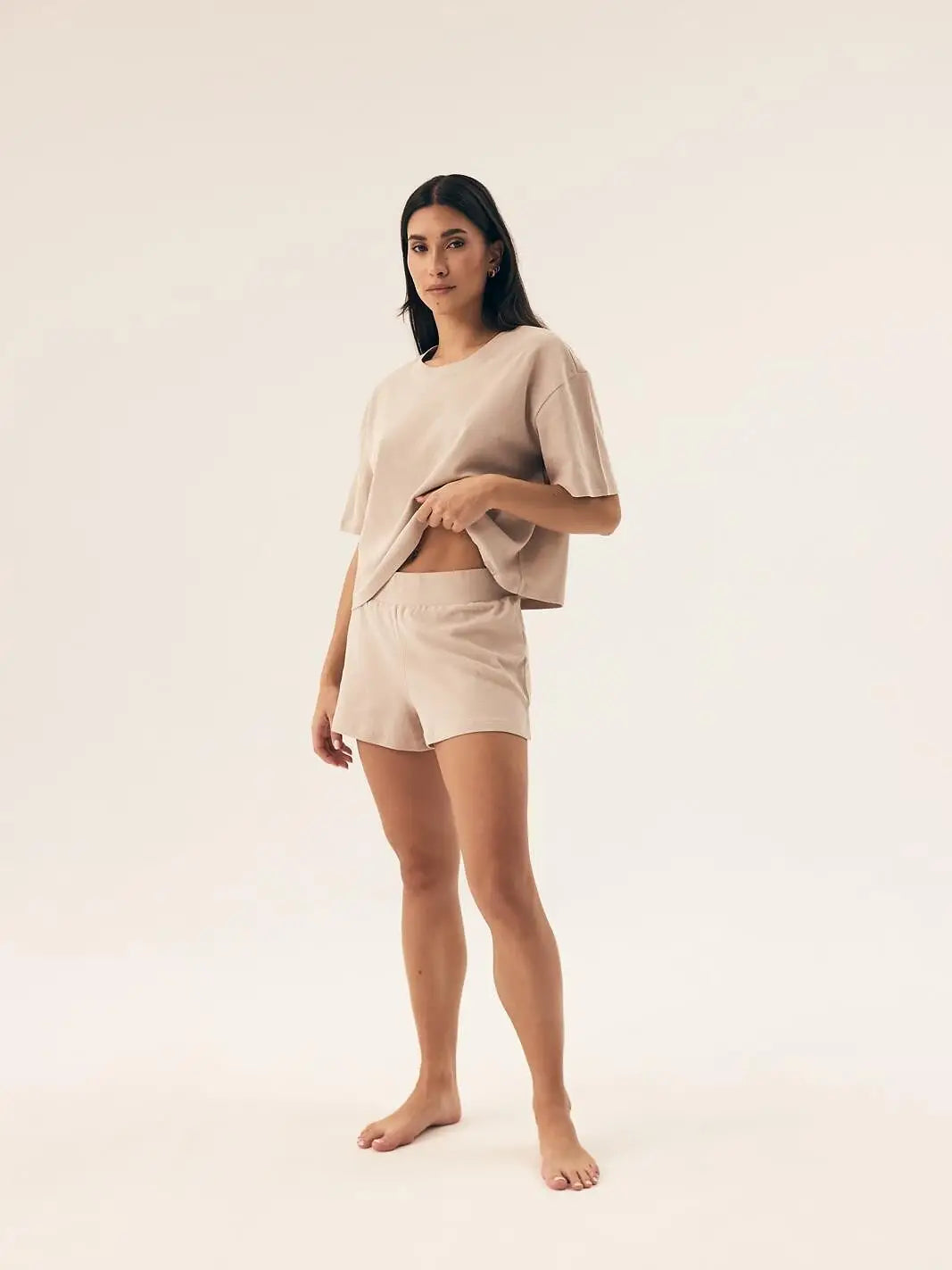 Pigiama corto da donna in puro cotone - nilsa