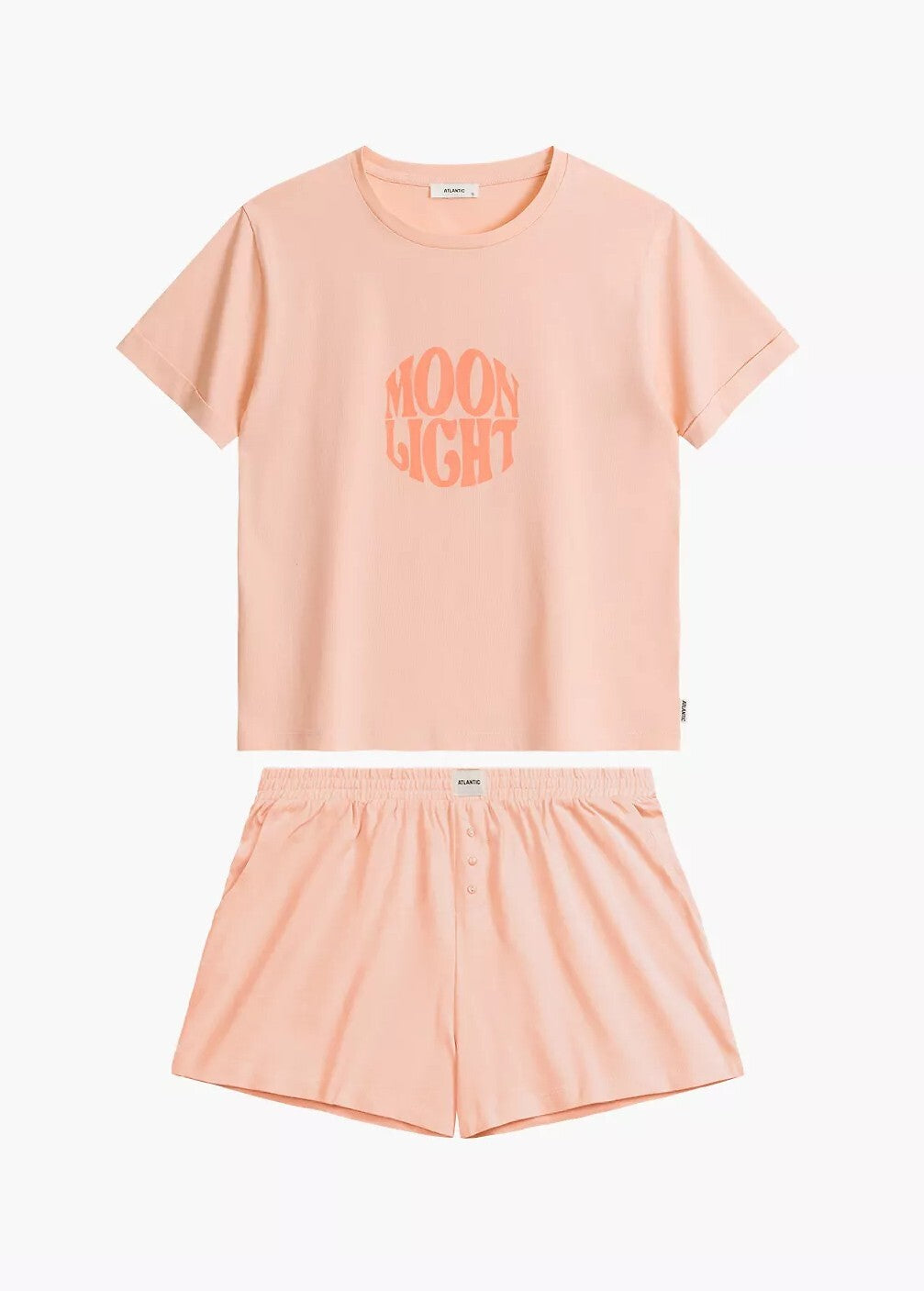 Pigiama corto da donna in puro cotone - nlp-487