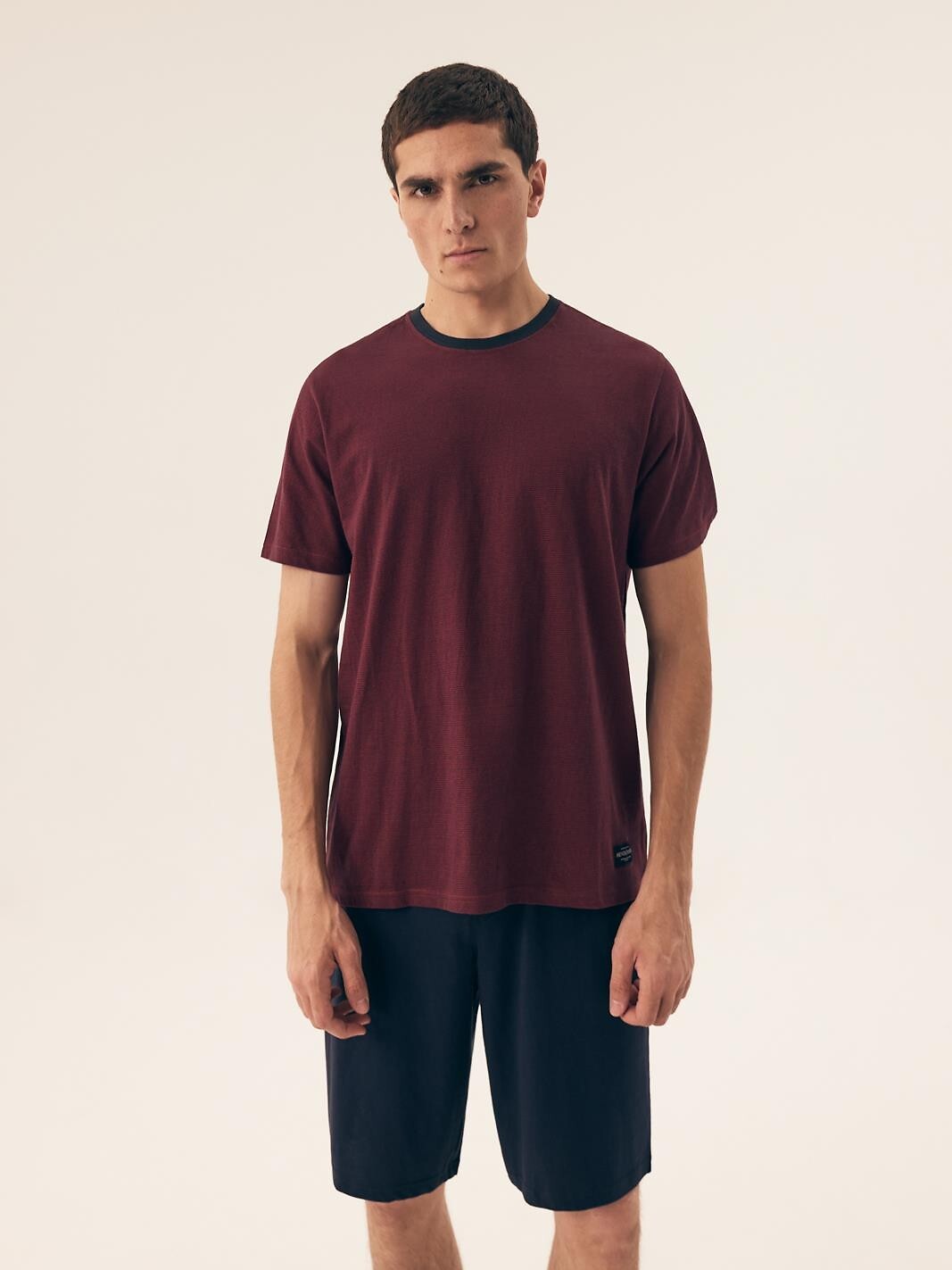 Pigiama corto da uomo in puro cotone - dive