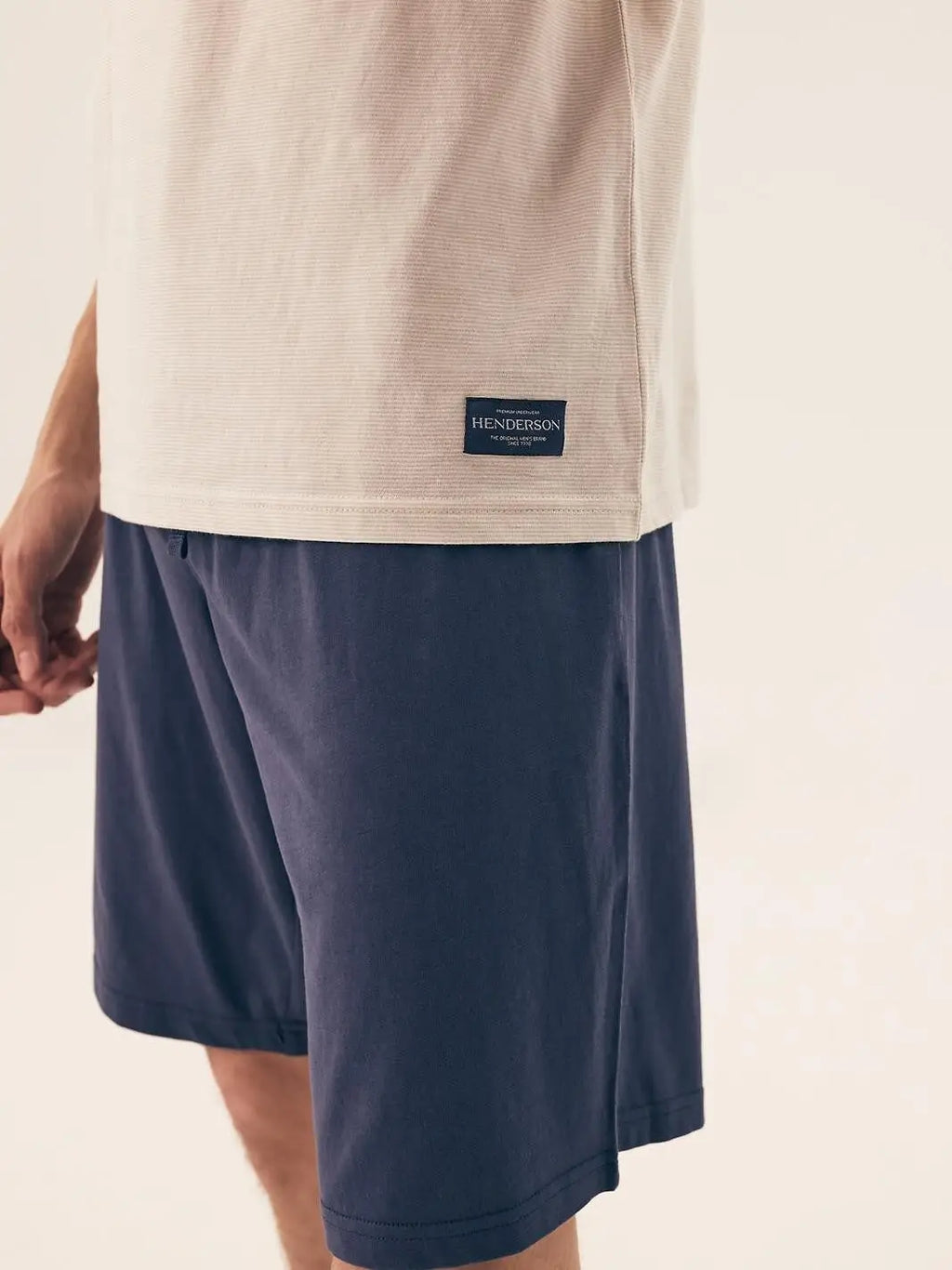 Pigiama corto da uomo in puro cotone - dive