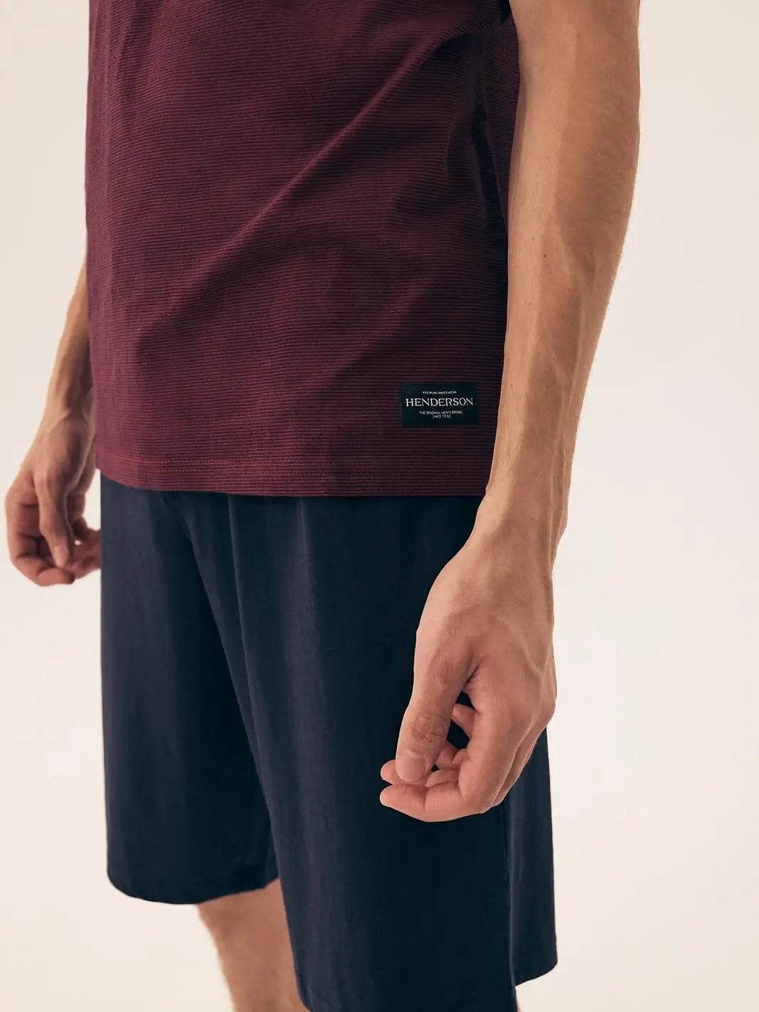 Pigiama corto da uomo in puro cotone - dive