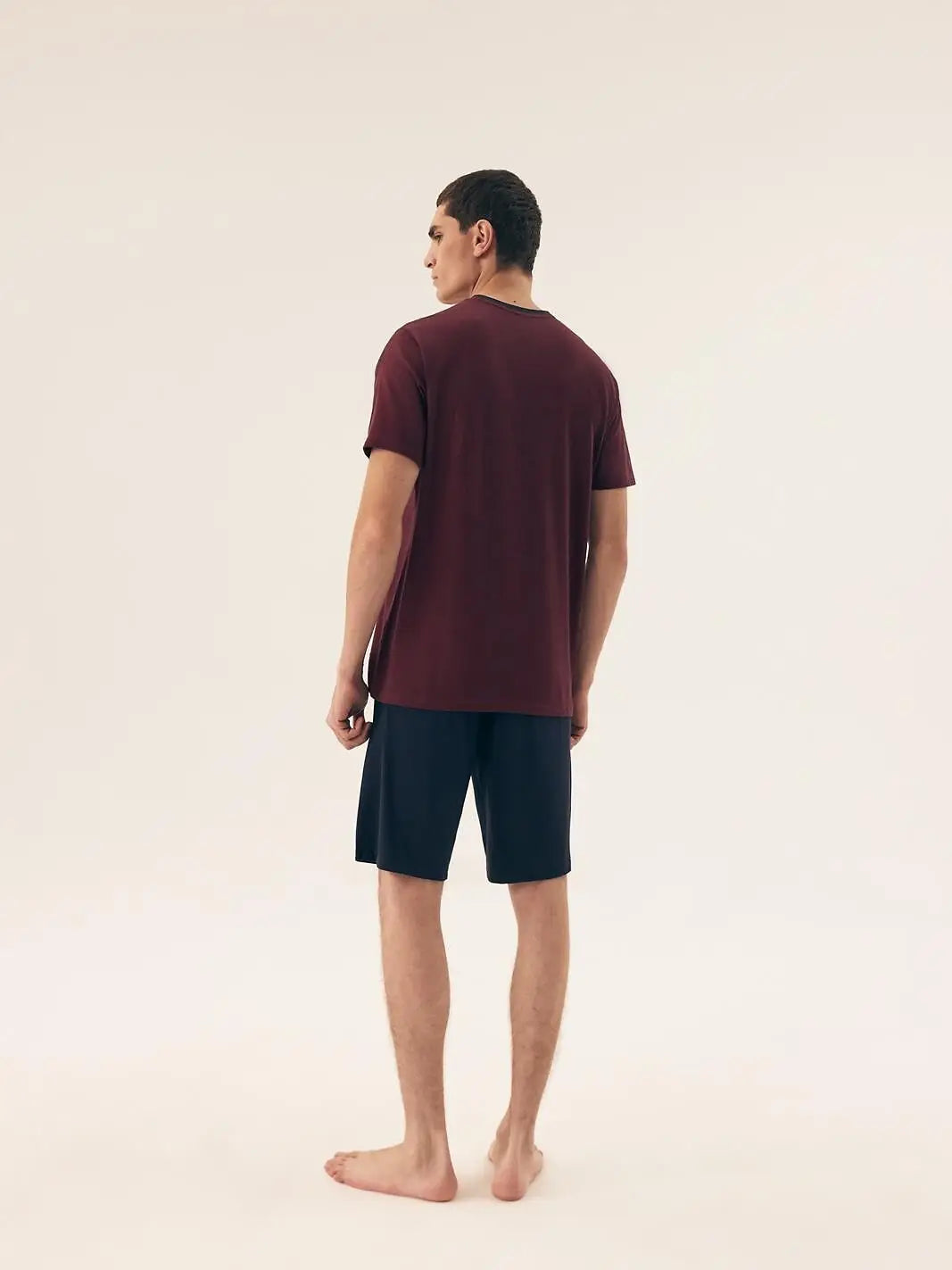 Pigiama corto da uomo in puro cotone - dive