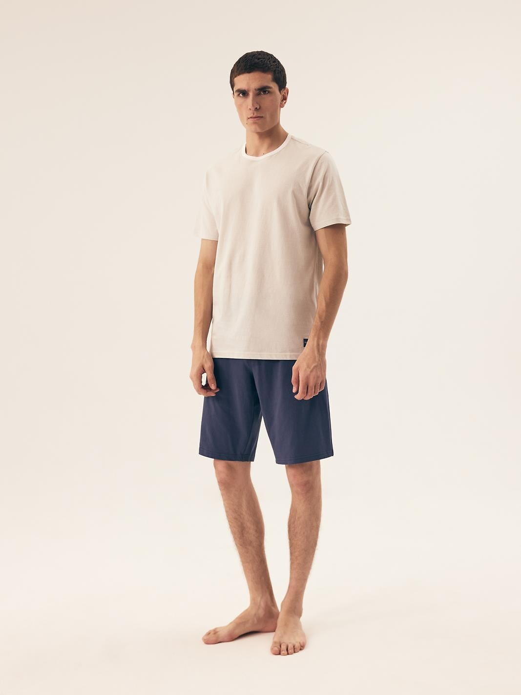Pigiama corto da uomo in puro cotone - dive