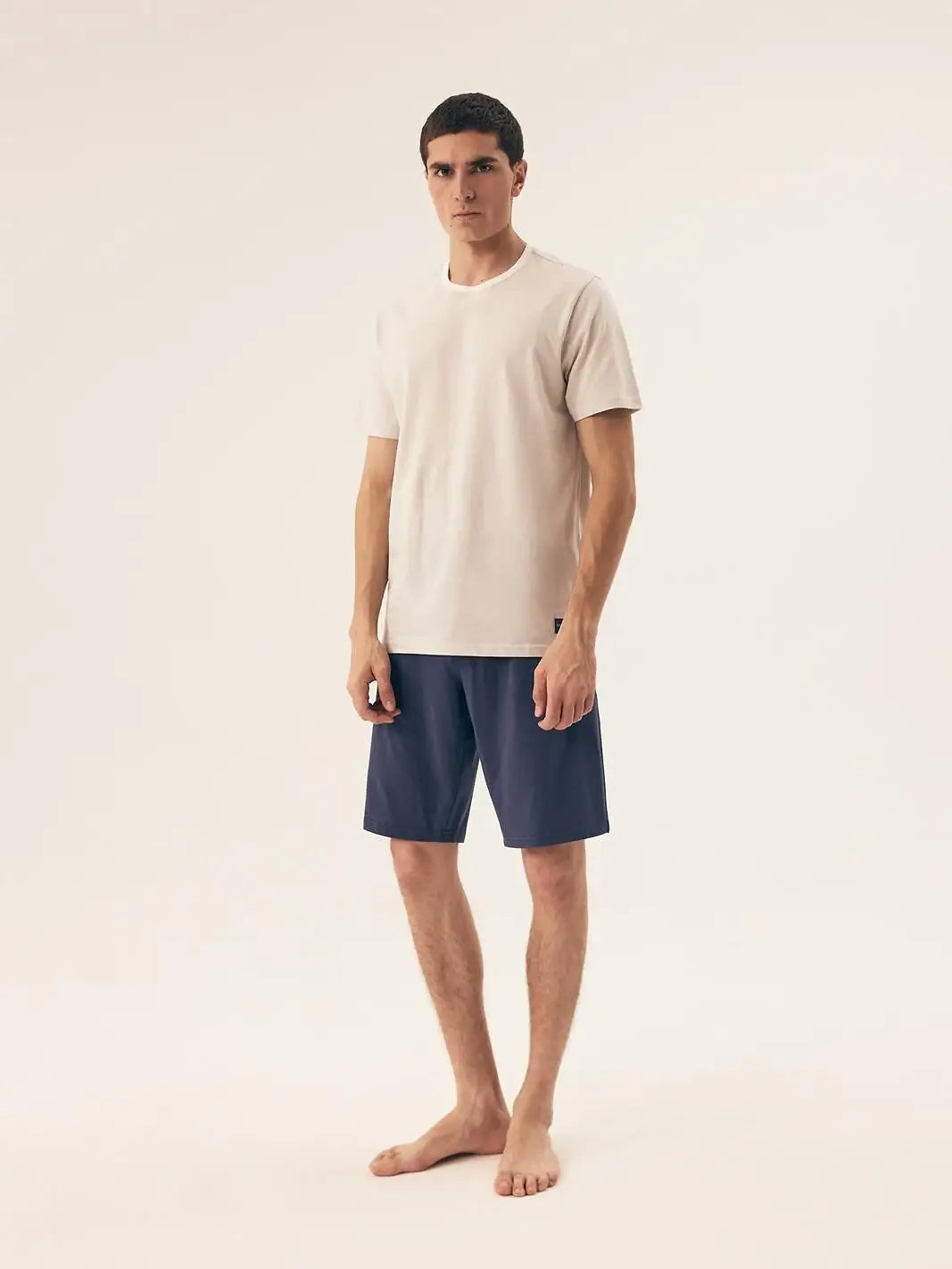 Pigiama corto da uomo in puro cotone - dive