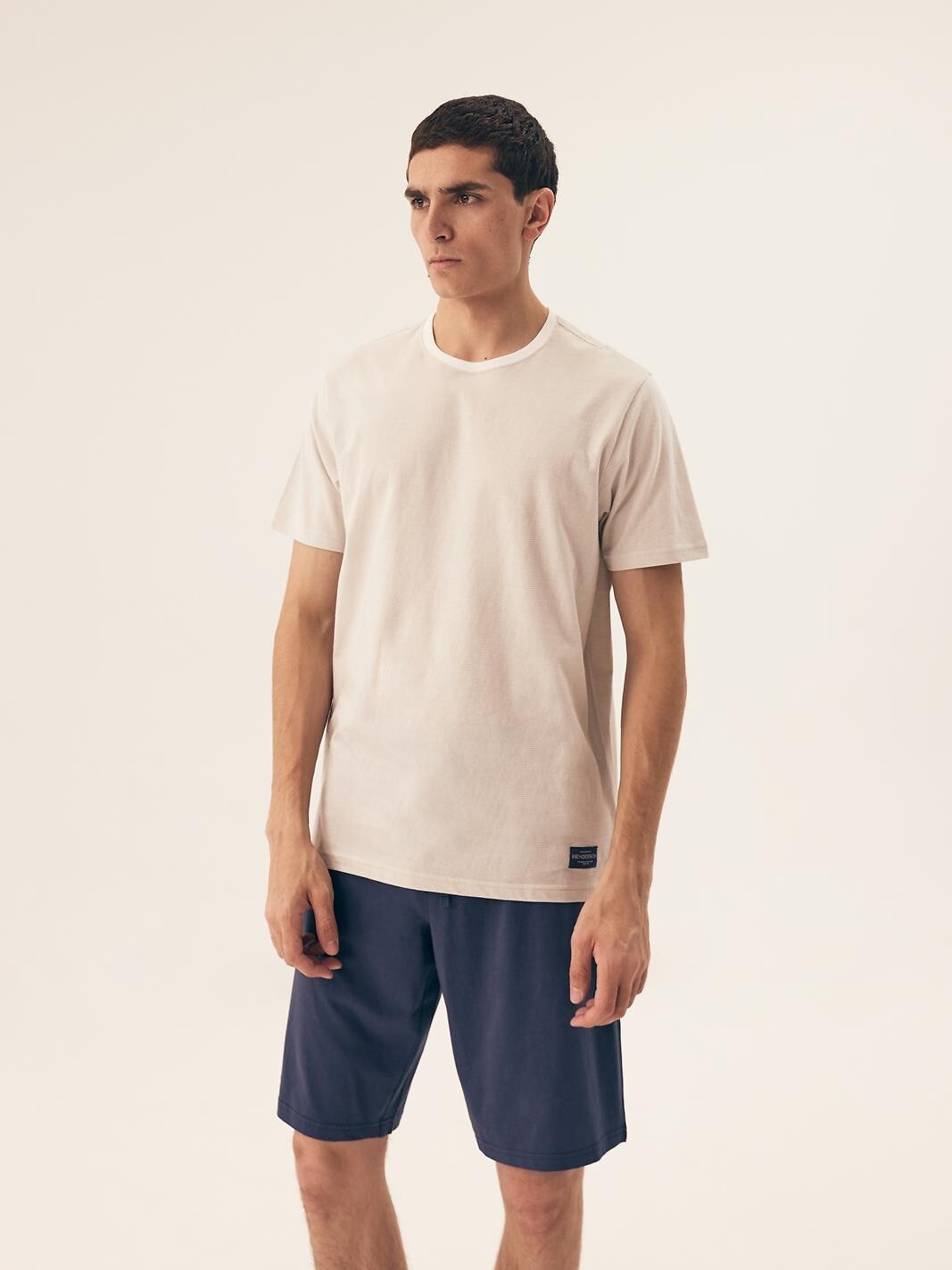 Pigiama corto da uomo in puro cotone - dive