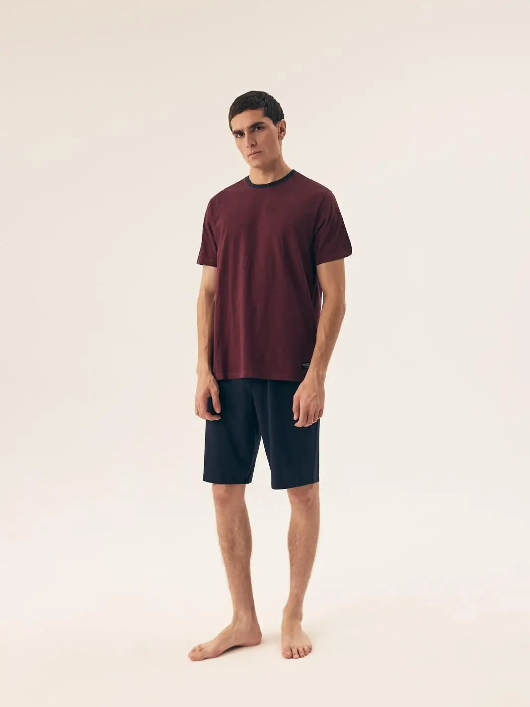 Pigiama corto da uomo in puro cotone - dive