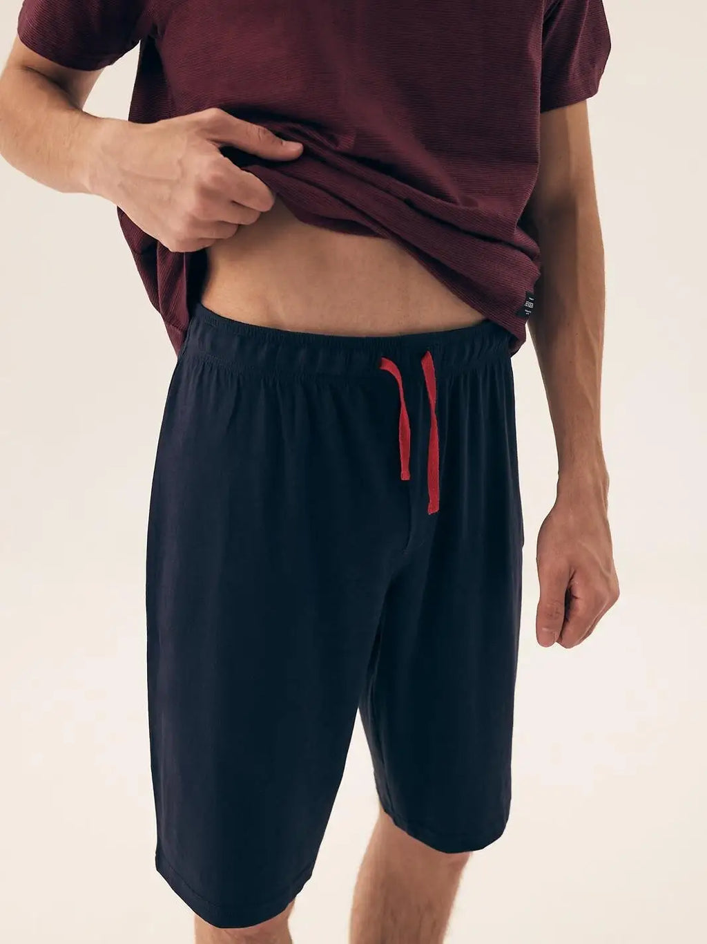 Pigiama corto da uomo in puro cotone - dive