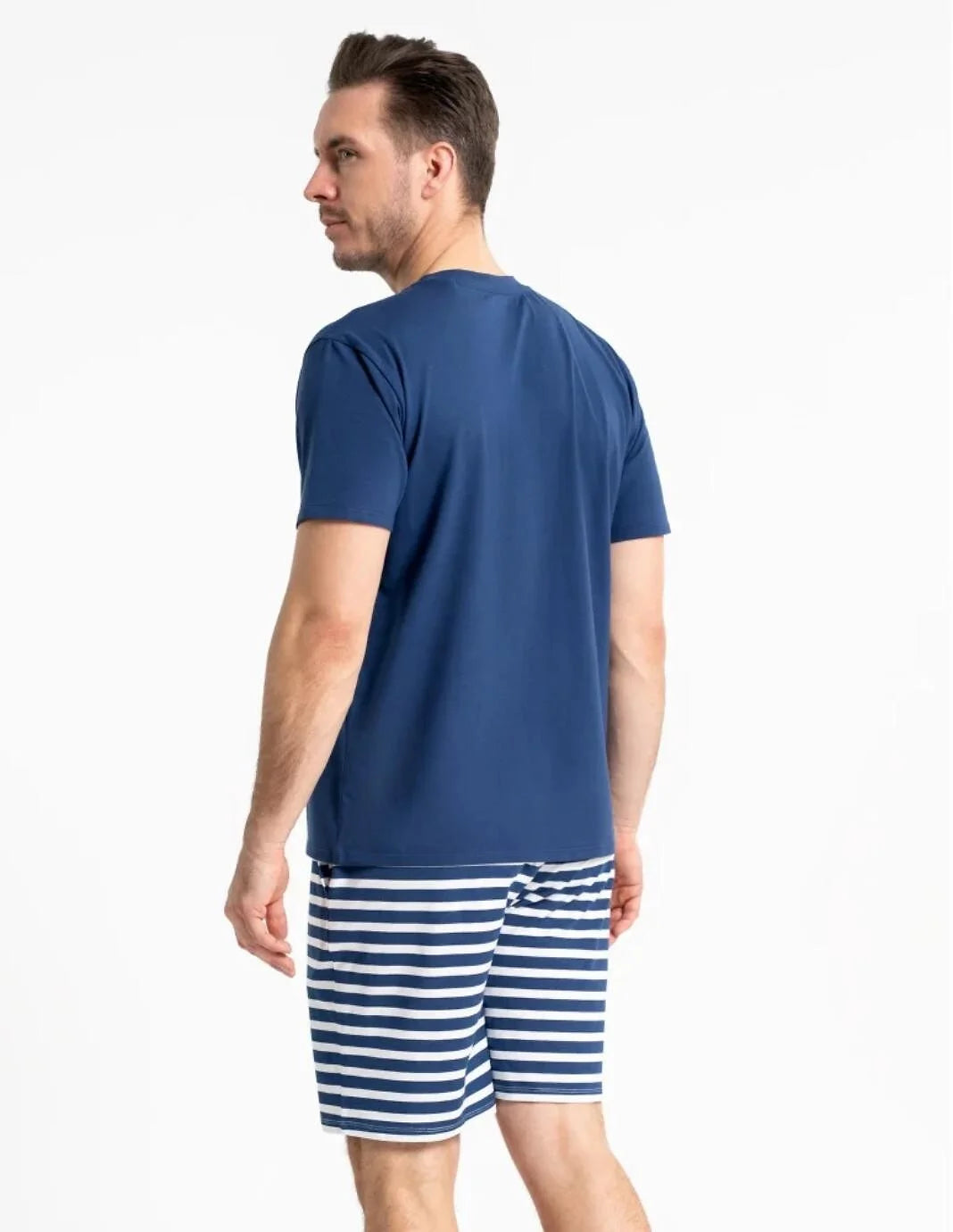 Pigiama corto uomo a tema marinaro (pdm3600-005)