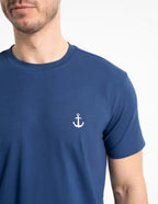 Pigiama corto uomo a tema marinaro (pdm3600-005)