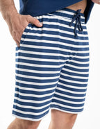 Pigiama corto uomo a tema marinaro (pdm3600-005)