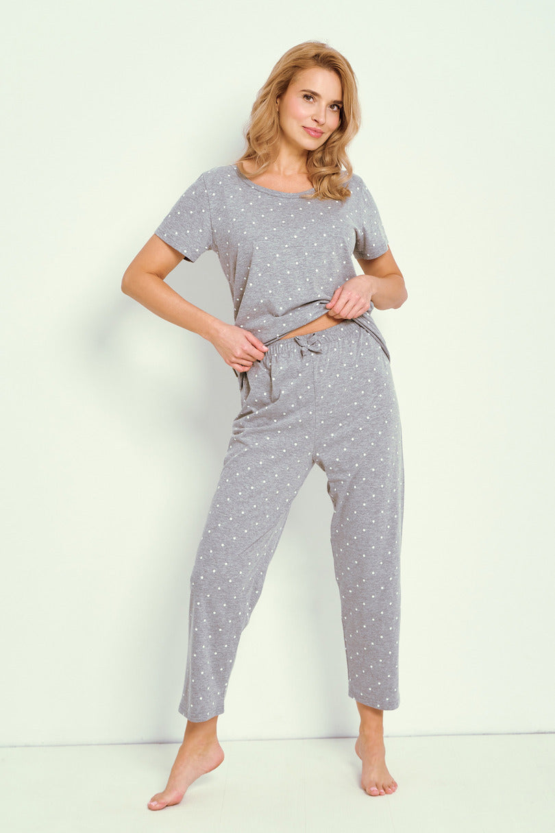 Pigiama da donna con maniche corte e pantaloni lunghi - meg