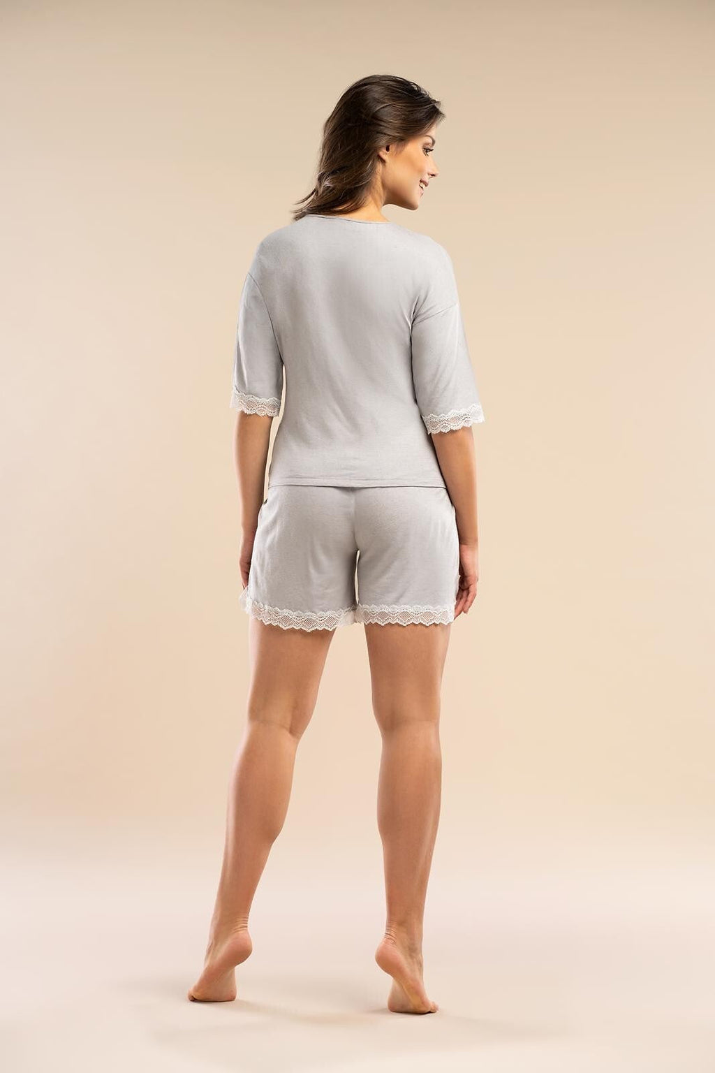 Pigiama da donna estivo in viscosa e lino - the promise