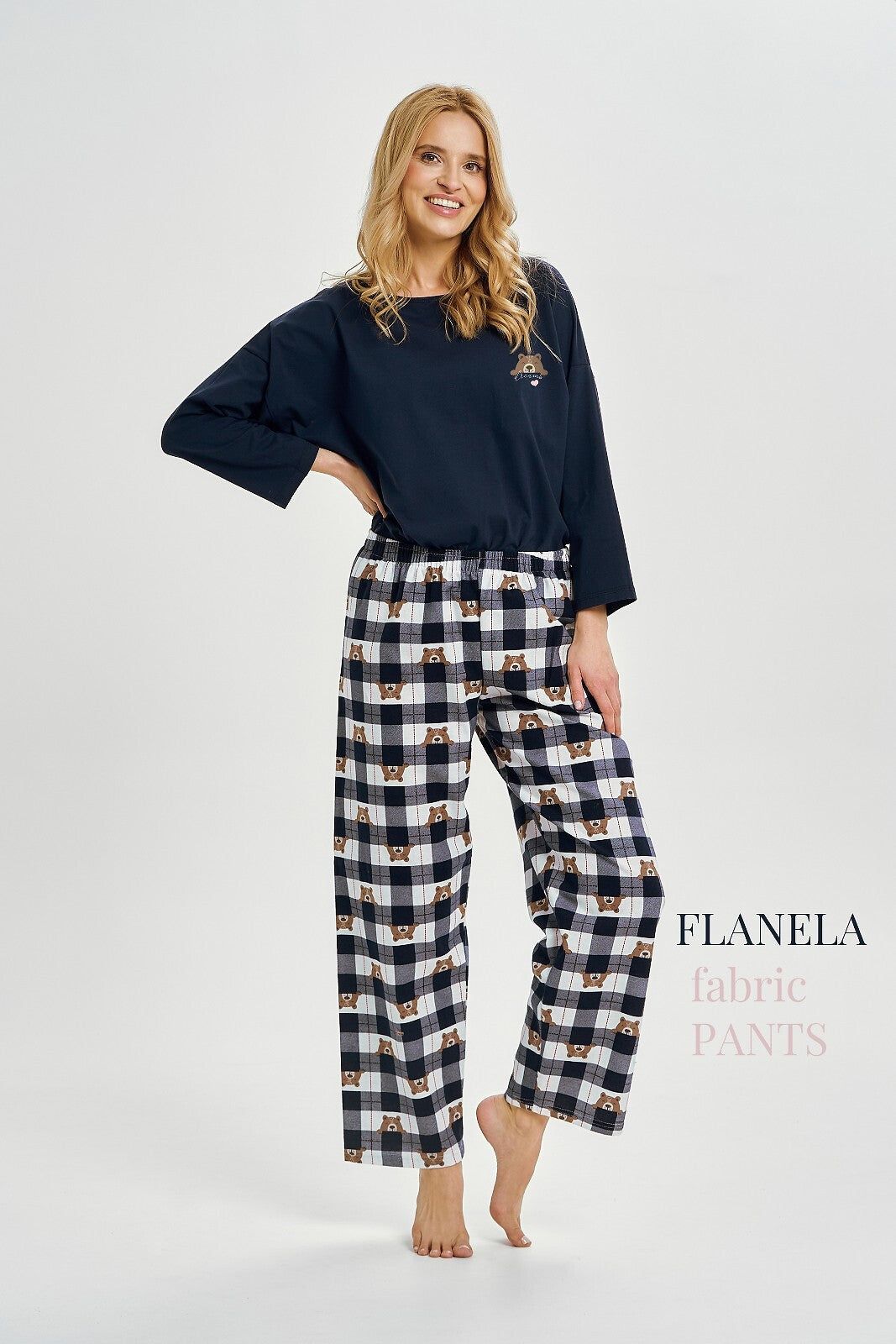 Pigiama da donna in 100% cotone astrid