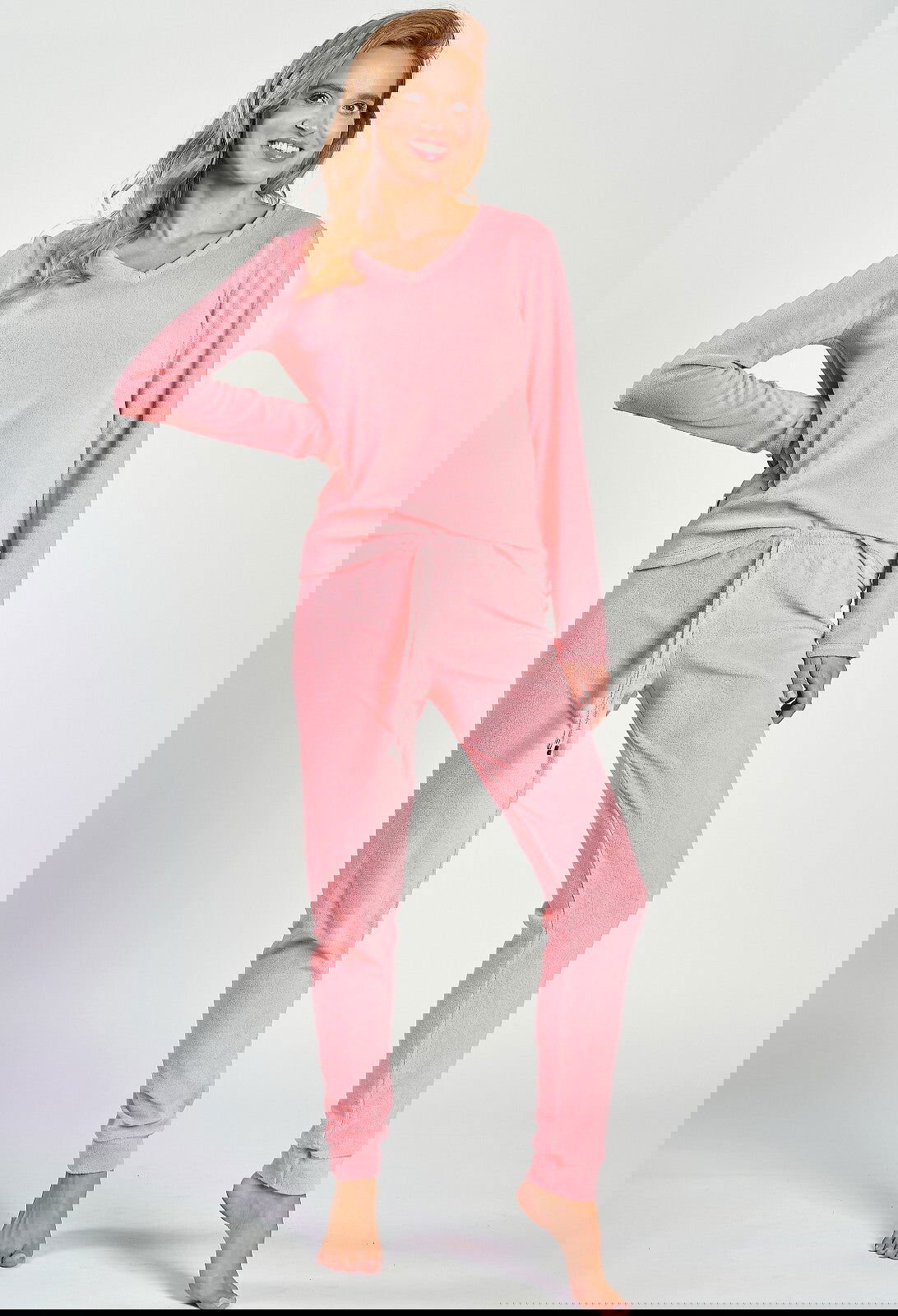 Pigiama da donna in 100% cotone frotte ruth
