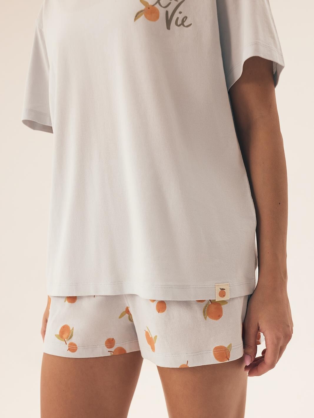 Pigiama da donna in 100% cotone naranja