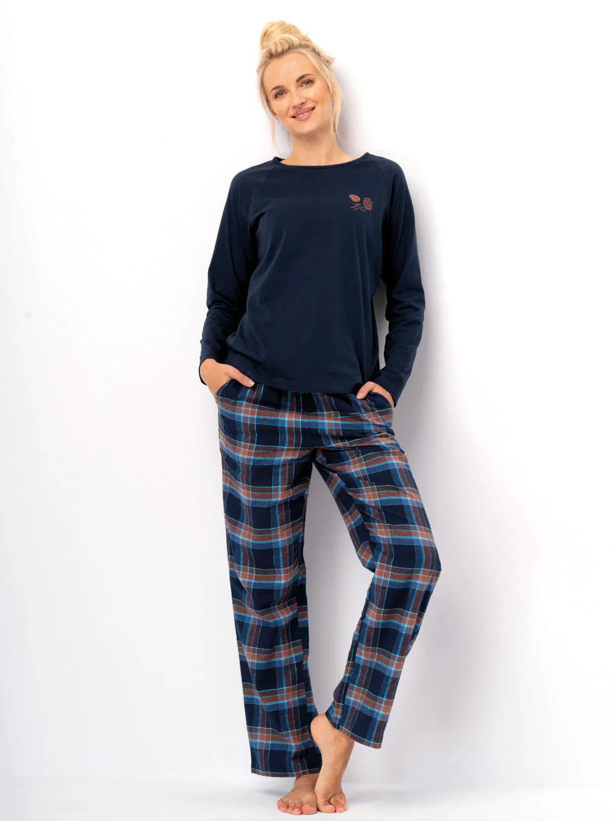 Pigiama da donna in cotone elasticizzato | lns 432