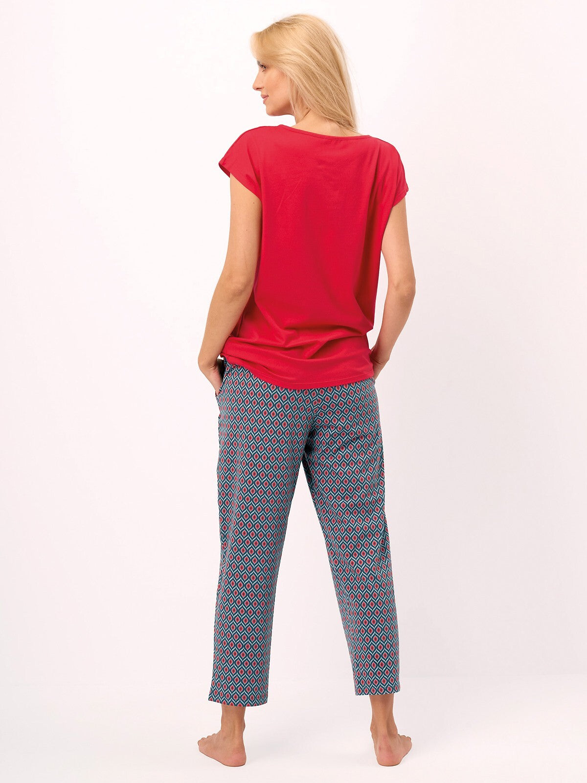 Pigiama da donna in cotone elasticizzato - lns 811