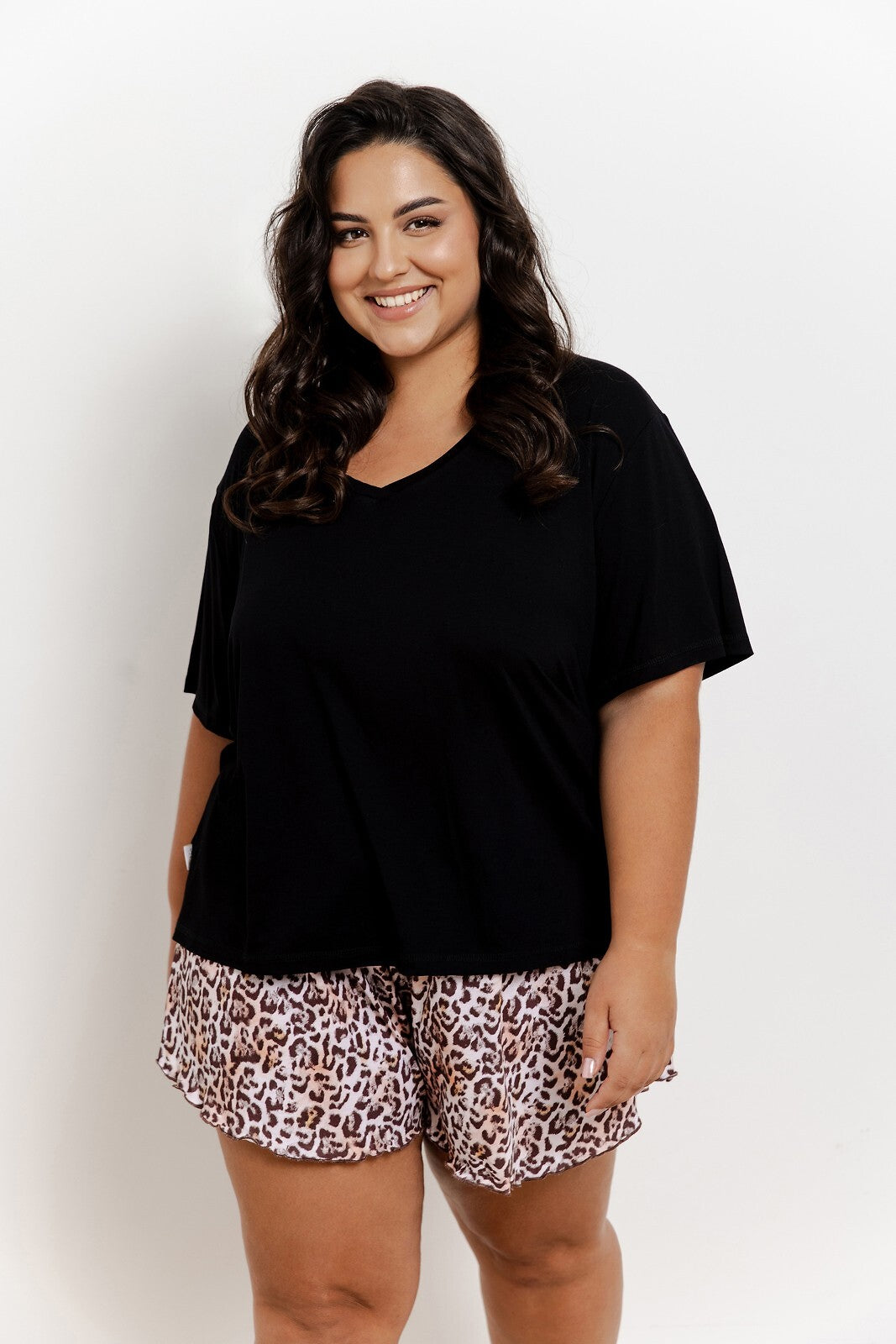 Pigiama da donna in viscosa e cotone - esti