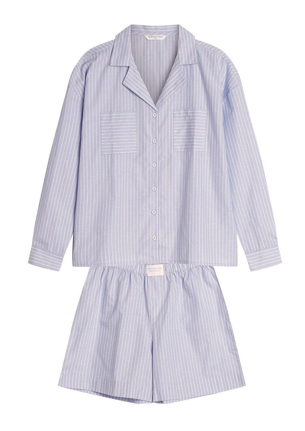 Pigiama da donna realizzato in leggera cotone a righe nanda