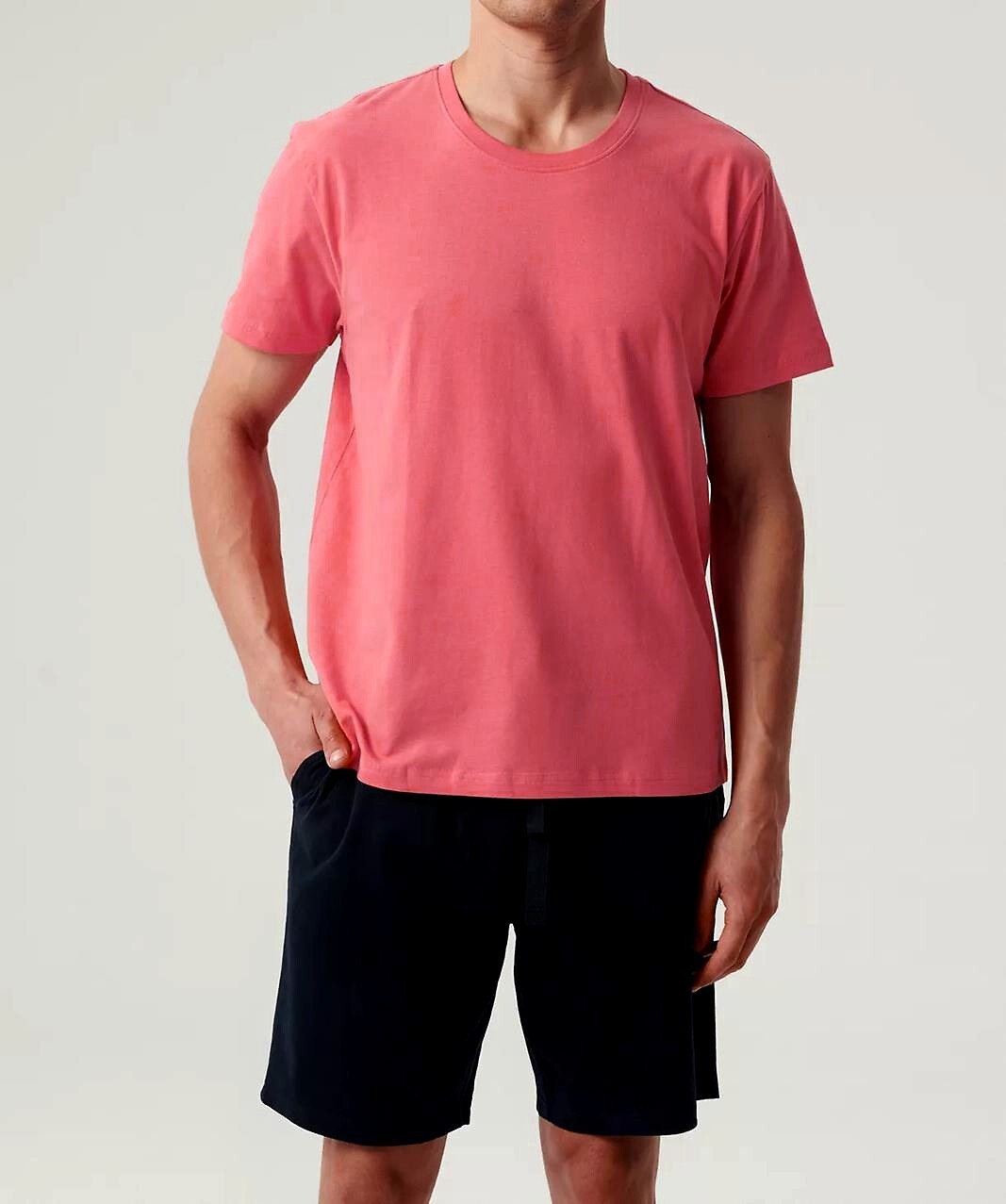 Pigiama da uomo estivo in 100% cotone - nmp-379