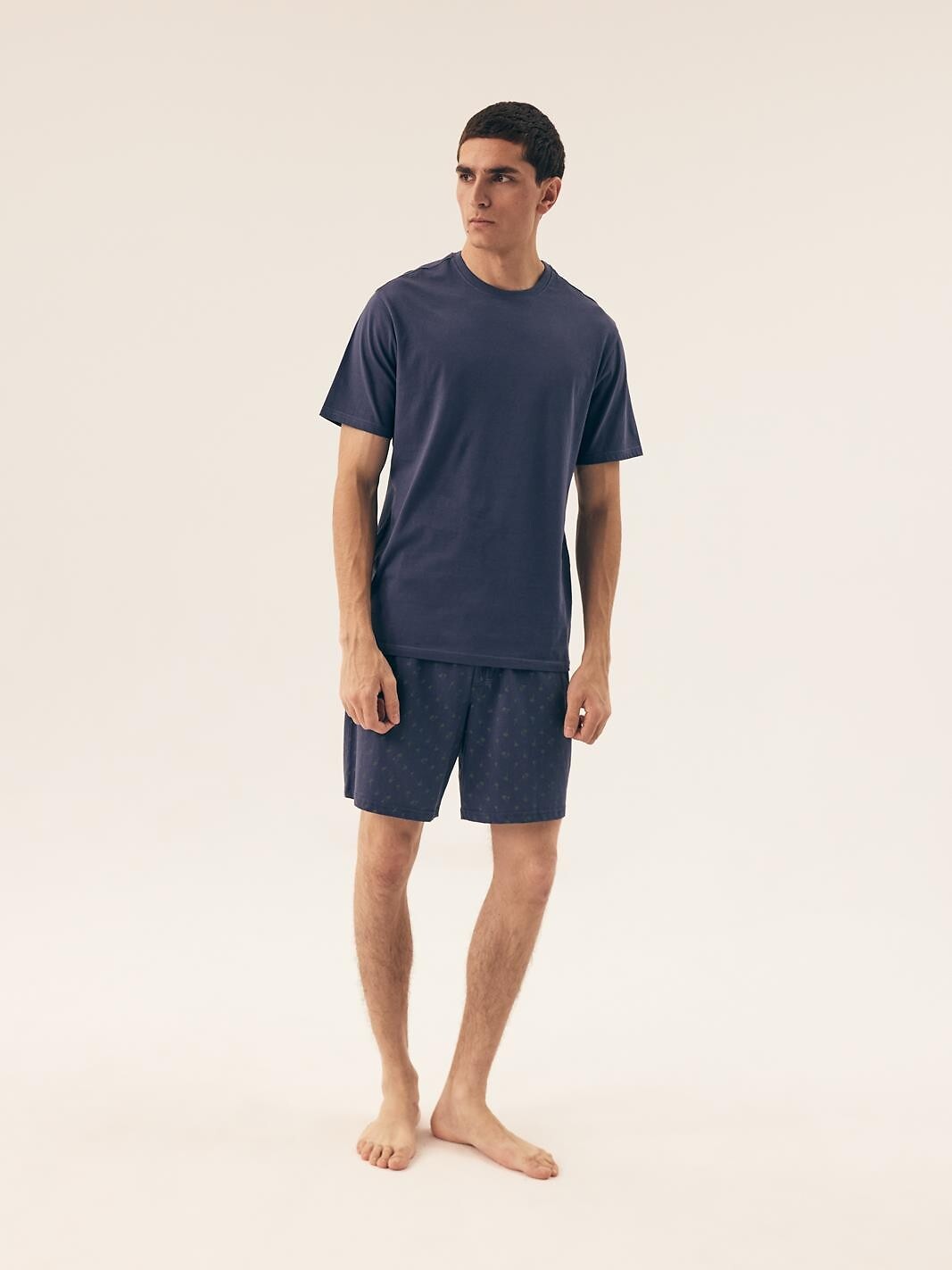 Pigiama da uomo estivo in cotone 100% - shore