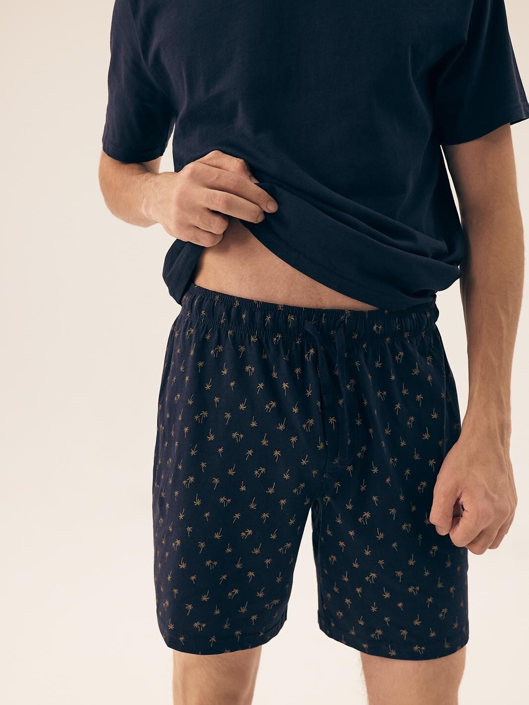 Pigiama da uomo estivo in cotone 100% - shore