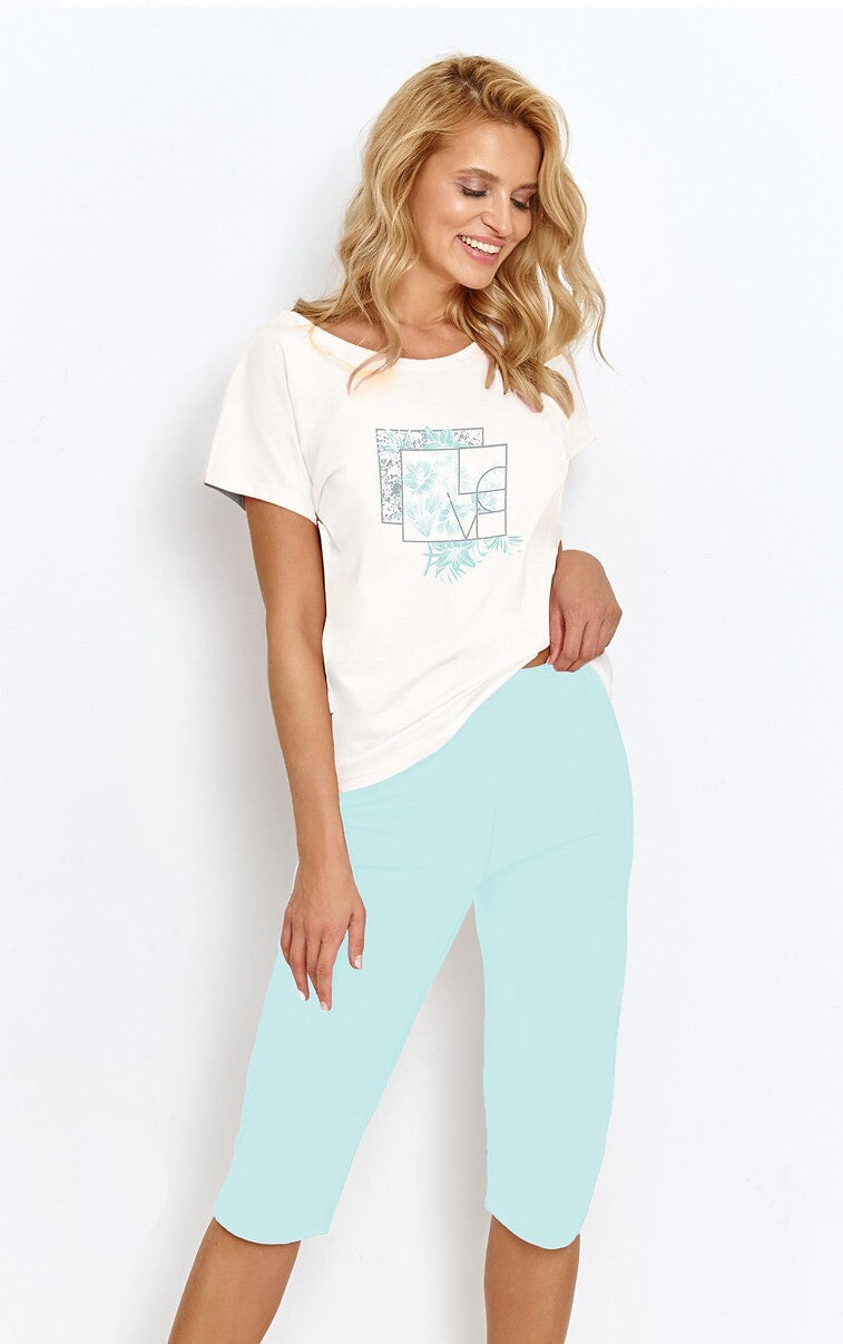 Pigiama da dona in puro cotone - isla