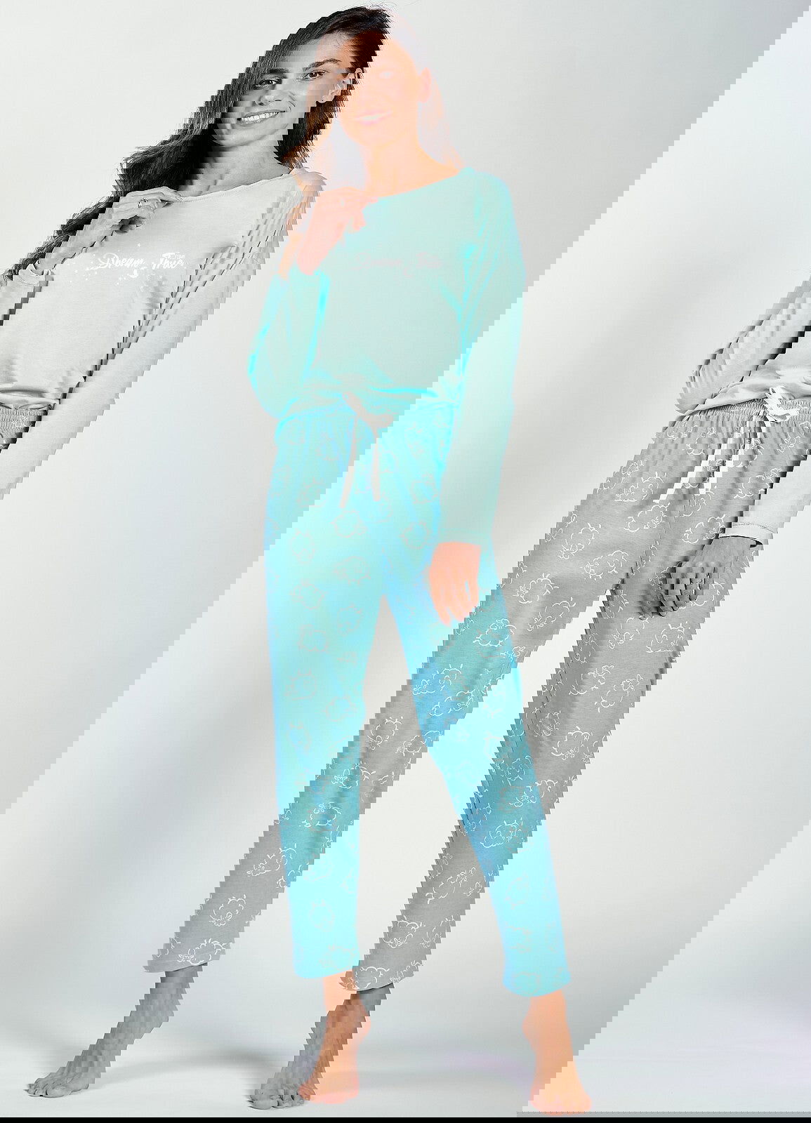 Pigiama donna in 100% cotone - abi