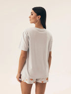 Pigiama da donna in 100% cotone - naranja