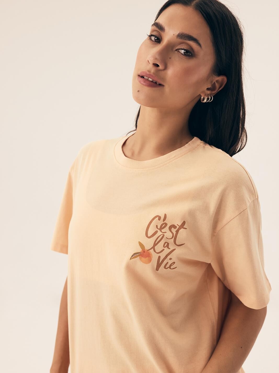 Pigiama da donna in 100% cotone - naranja