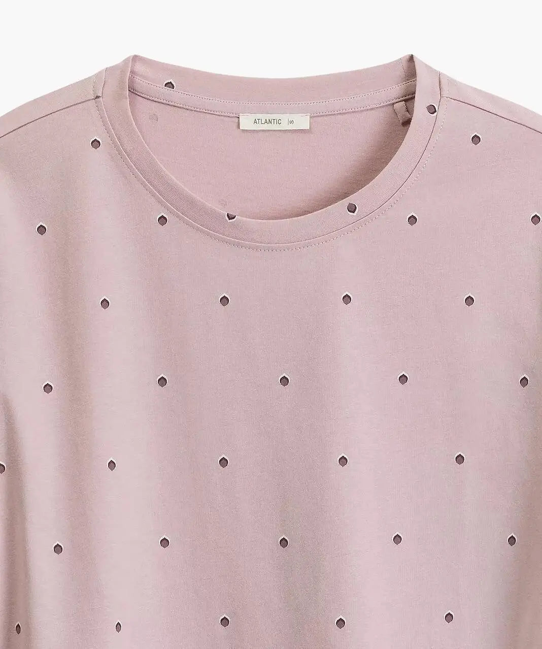 Pigiama donna in 100% cotone ’peach effect’ con pantaloni