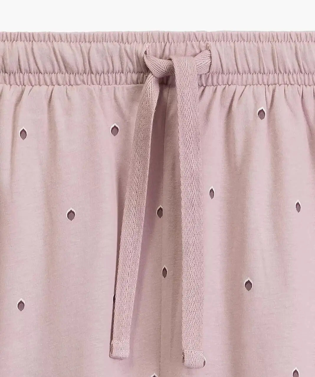 Pigiama donna in 100% cotone ’peach effect’ con pantaloni