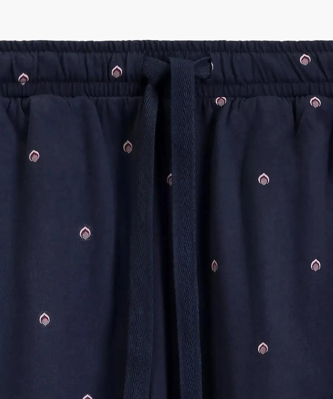 Pigiama donna in 100% cotone ’peach effect’ con pantaloni