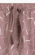 Pigiama donna in 100% cotone – t-shirt con scritta e shorts