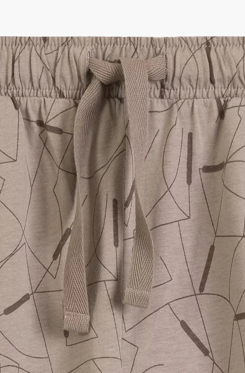 Pigiama donna in 100% cotone – t-shirt con scritta e shorts
