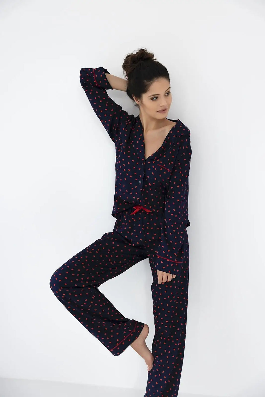 Pigiama da donna aperto in viscosa - sunset - sophia