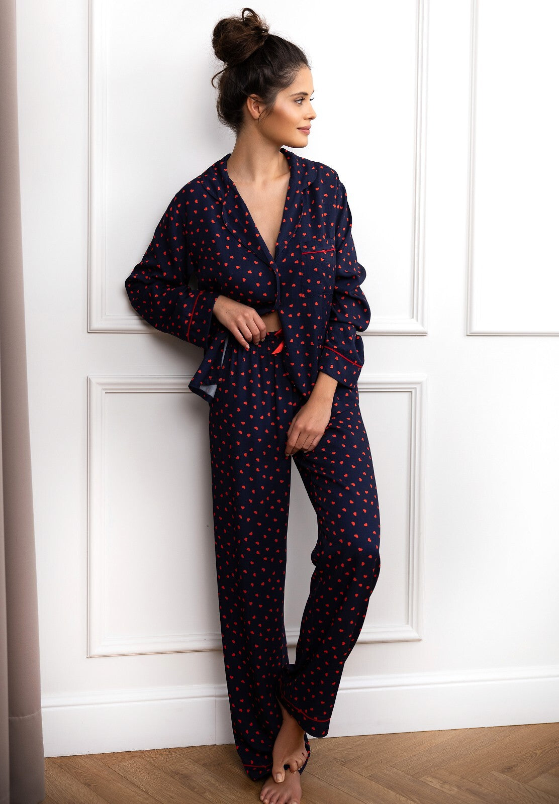 Pigiama da donna aperto in viscosa - sunset - sophia