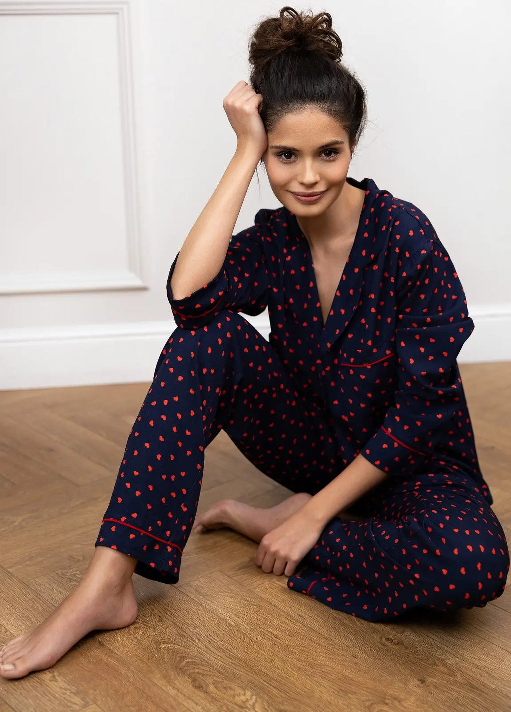 Pigiama da donna aperto in viscosa - sunset - sophia