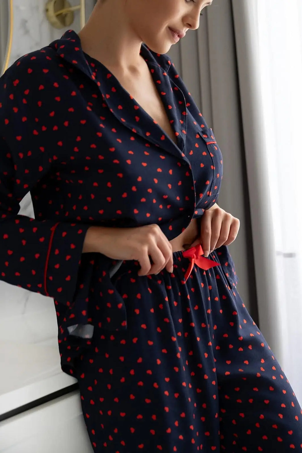 Pigiama da donna aperto in viscosa - sunset - sophia