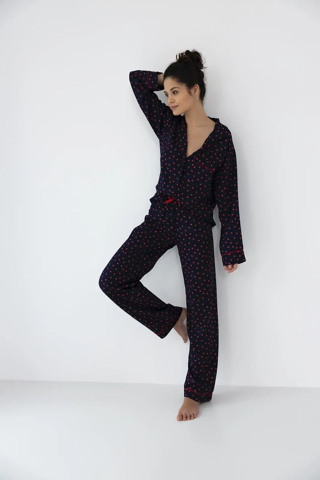 Pigiama da donna aperto in viscosa - sunset - sophia