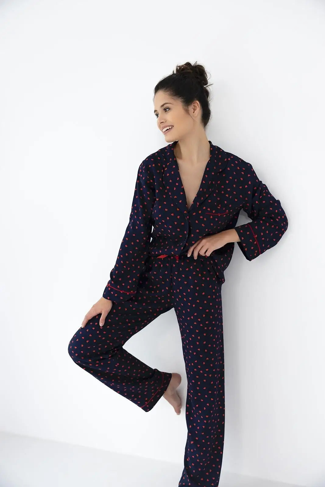 Pigiama da donna aperto in viscosa - sunset - sophia