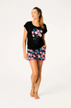 Pigiama donna in bambù ’soft eco’ – t-shirt con stampa