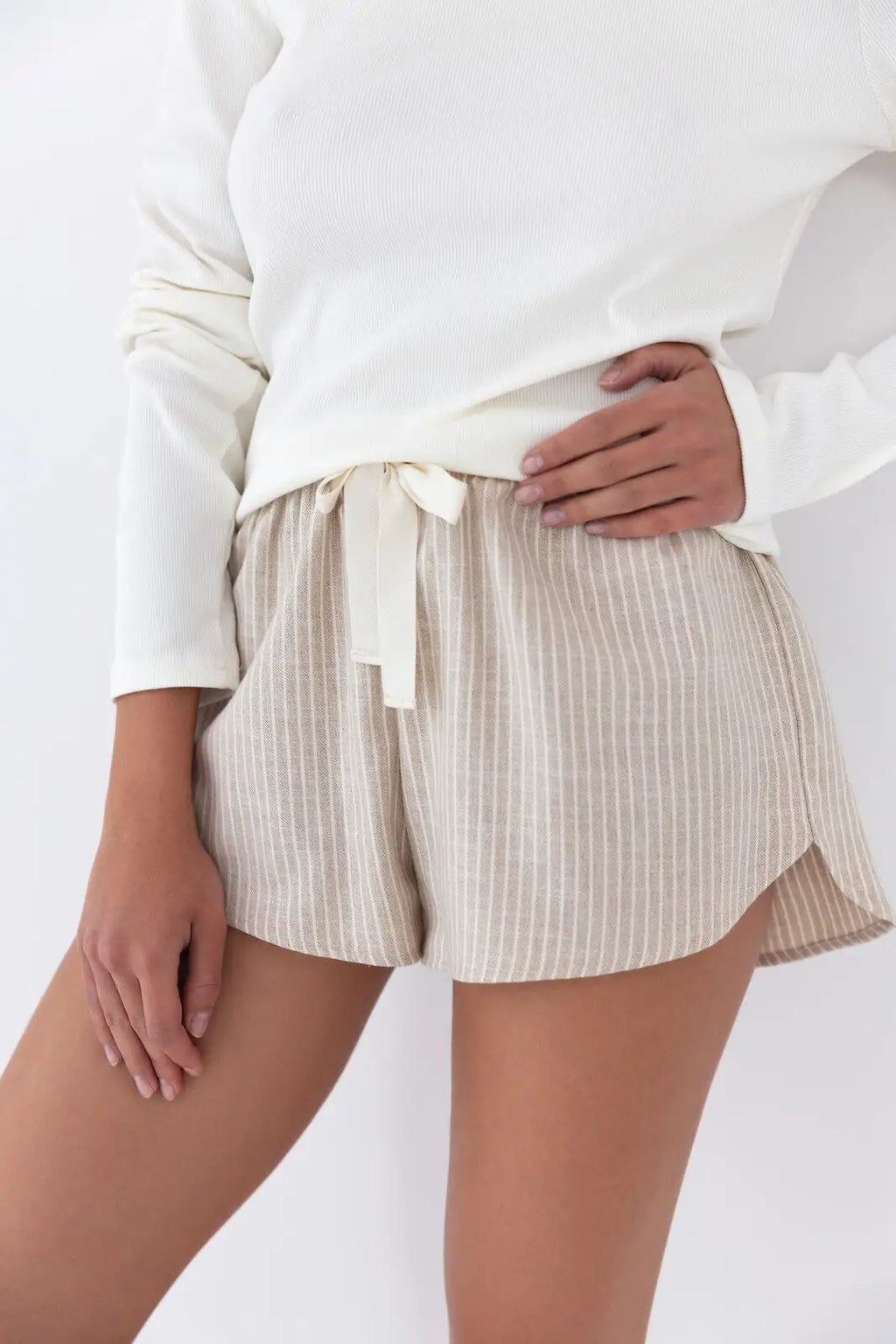 Pigiama da donna - beatrix - con pantaloncini corti