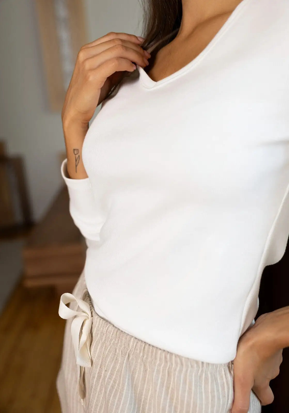 Pigiama da donna - beatrix - con pantaloncini corti