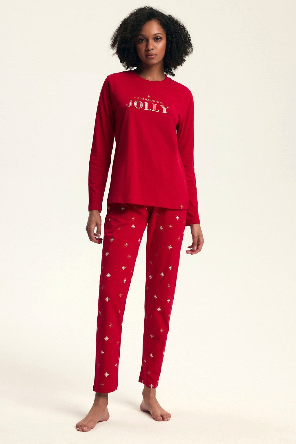 Pigiama da donna collezione natale in puro cotone | dotie