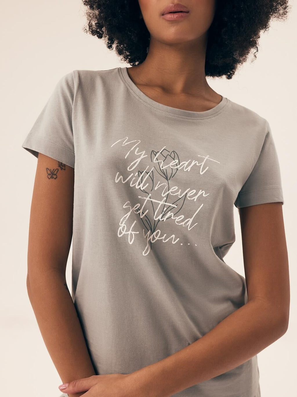 Pigiama da donna corto in puro cotone - naturaleza