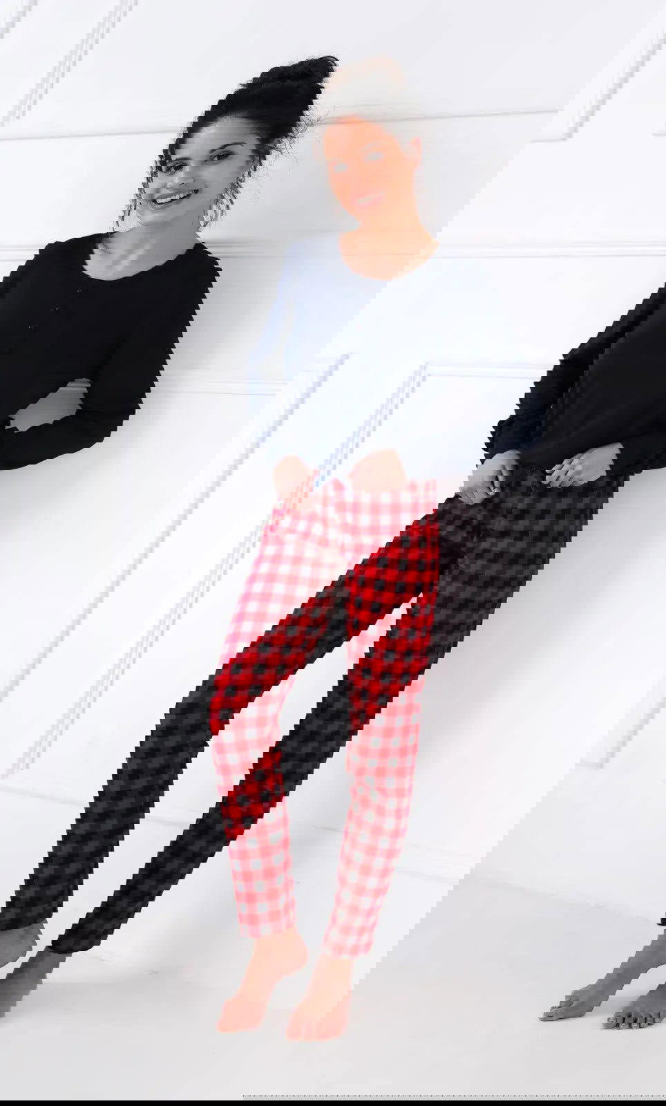 Pigiama donna in cotone 100% - bonnie - red