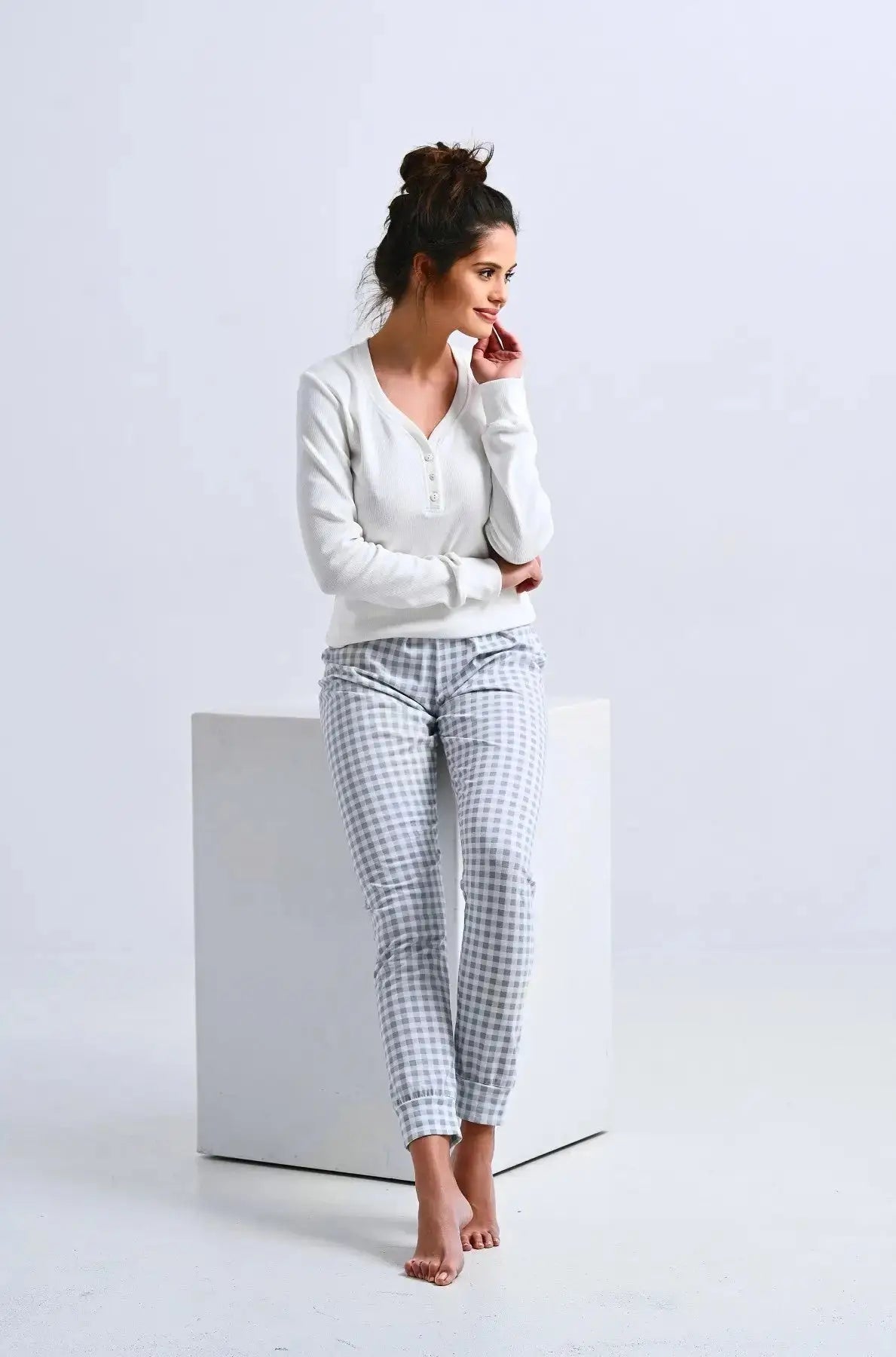 Pigiama donna in cotone di alta qualità - desire - serafino