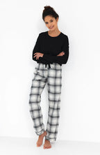 Blanche | pigiama da donna in cotone elasticizzato - home