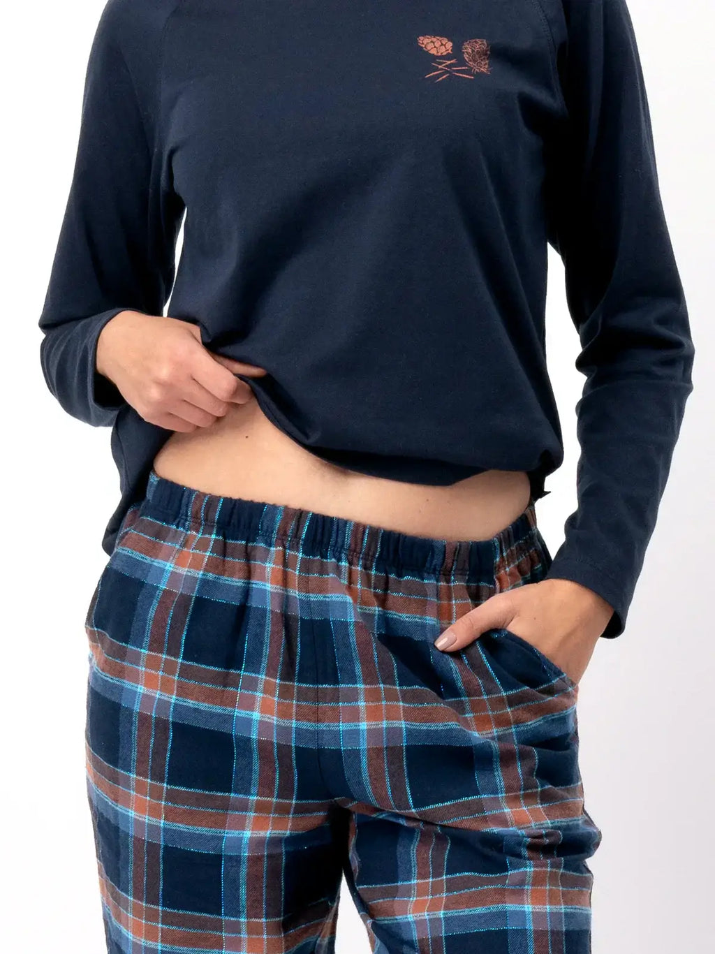 Pigiama da donna in cotone elasticizzato | lns 432